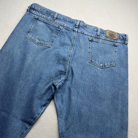 Wrangler Other - Wrangler Blue Ridge Mens Jeans 46x32 Blue Straight Leg Cotton Denim Workwear